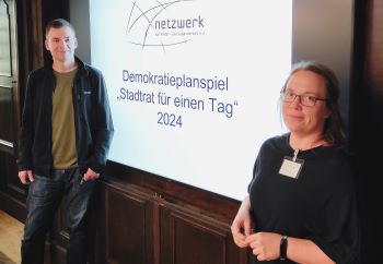 Demokratieplanspiel Stadtrat für einen Tag Netzwerk Foto Eckardt